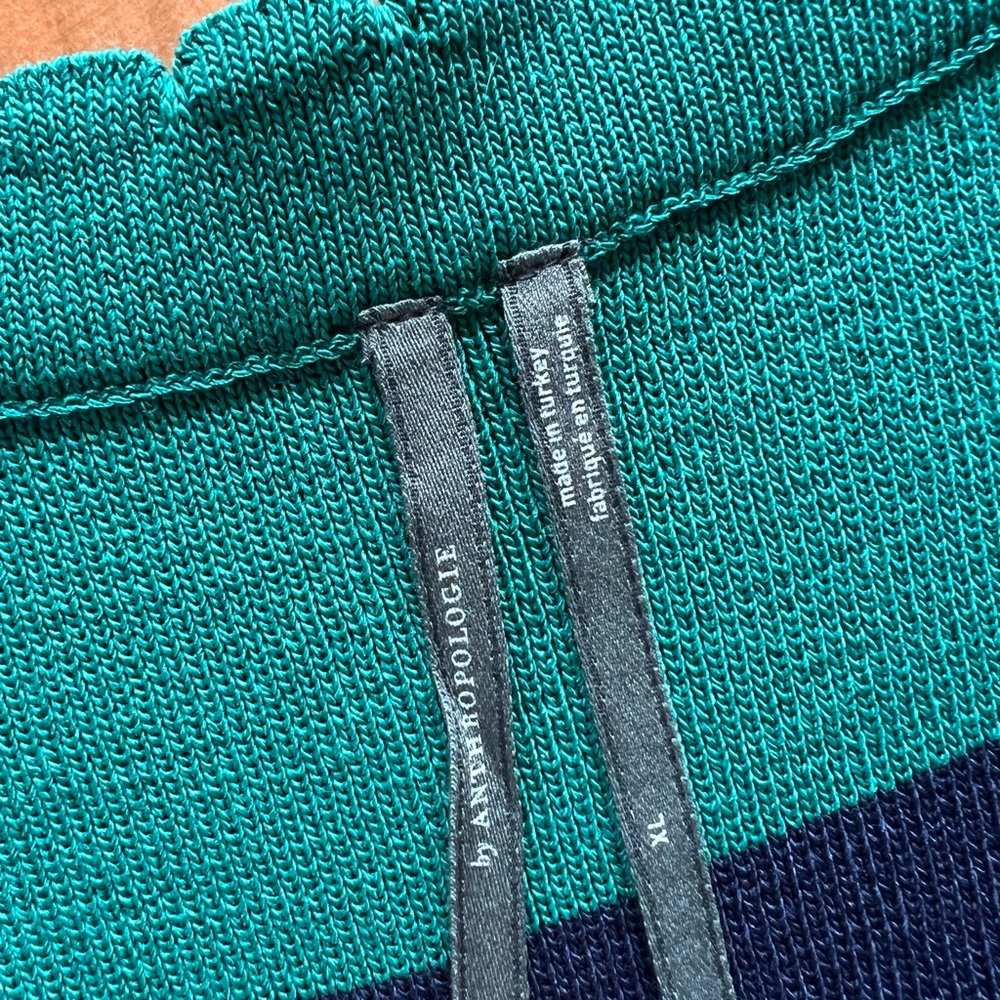 Anthropologie Vibrant Green and Blue Knit Set - Picture 7 of 7